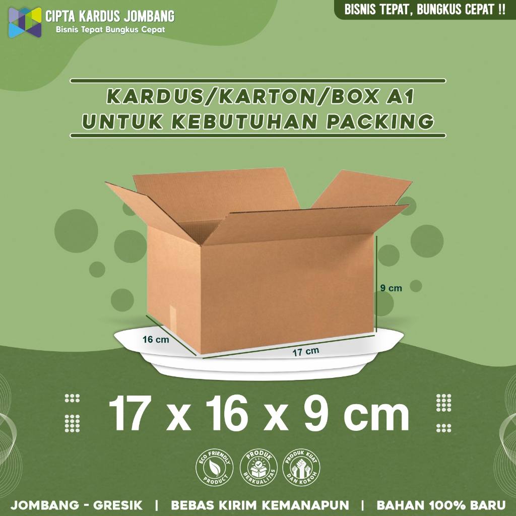 

Kardus Packing 17x16x9 | Box packing | Karton Packing