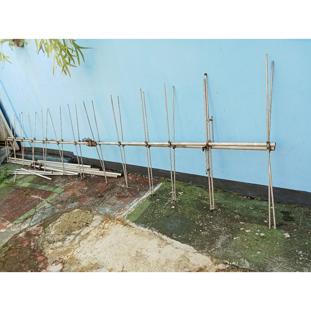 antena pengarah Yagi 2x13 elemen vhf lengkap