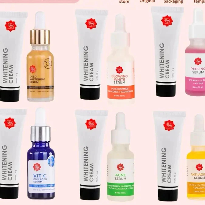 Paket 2in1 Viva Whitening Cream + Viva Serum Glowing Termurahh