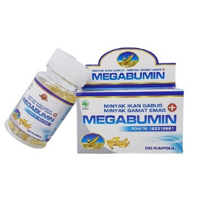 Kapsul MEGABUMIN Ekstrak Ikan Kuthuk Minyak Ikan Kutuk Ekstrak Ikan Kutuk Premium Albumin