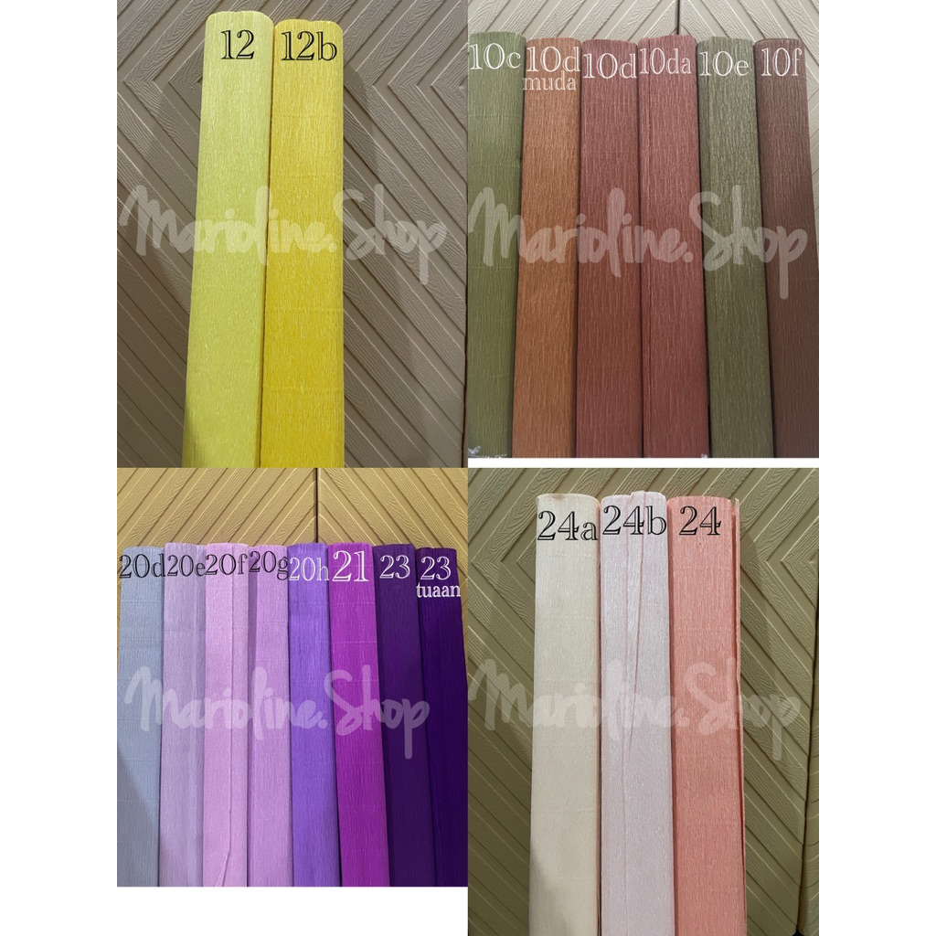 Kertas Krep Impor Kertas 101 Crepe Paper Roll Murah Kertas Krep Tebal Kertas Bunga Crepe 101