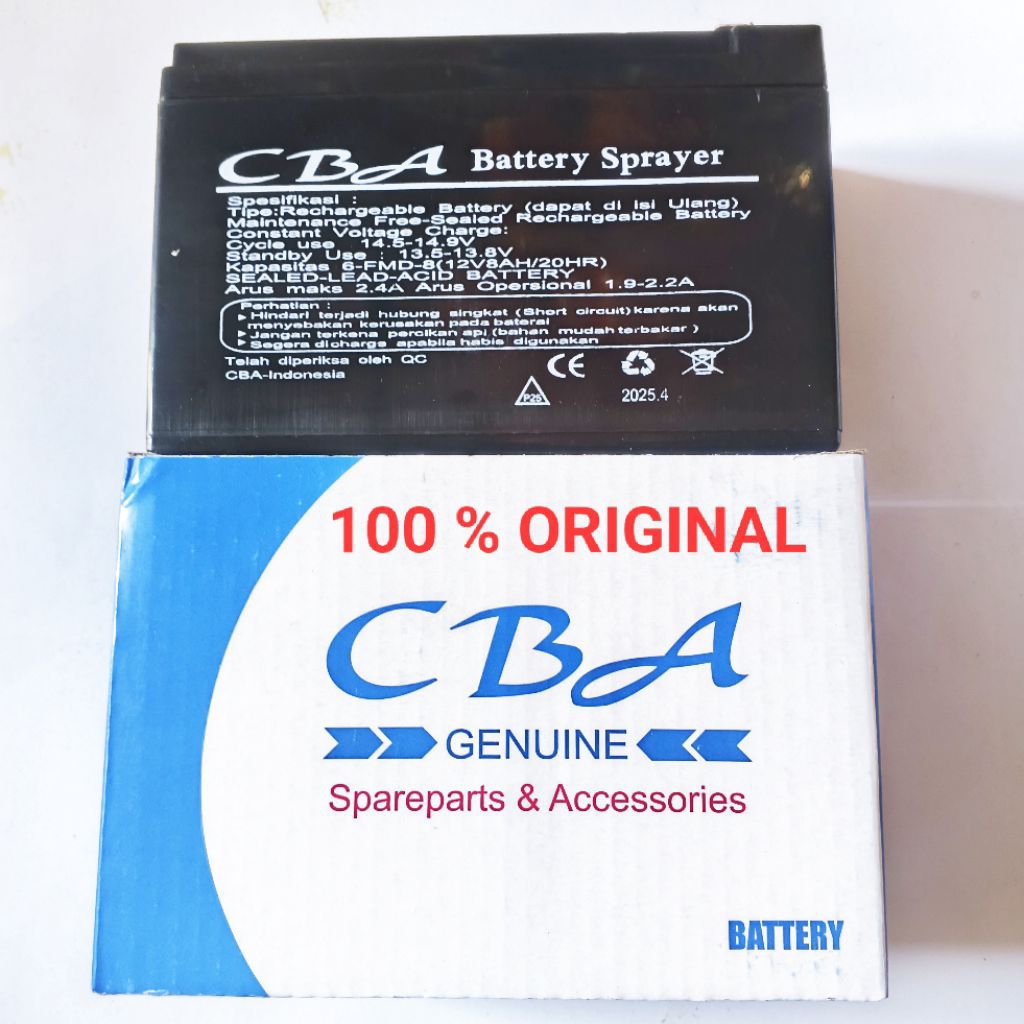 AKI CBA BATTERY SPRAYER POMPA ELEKTRIK SERBAGUNA 100%ORIGINAL STOK BARU ‼️