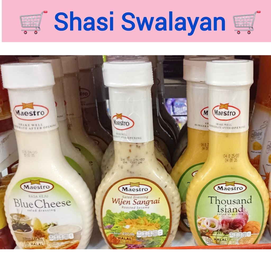 

MAESTRO Botol 237 Ml - Wijen Sangrai/ Thousand Island/ Blue Cheese