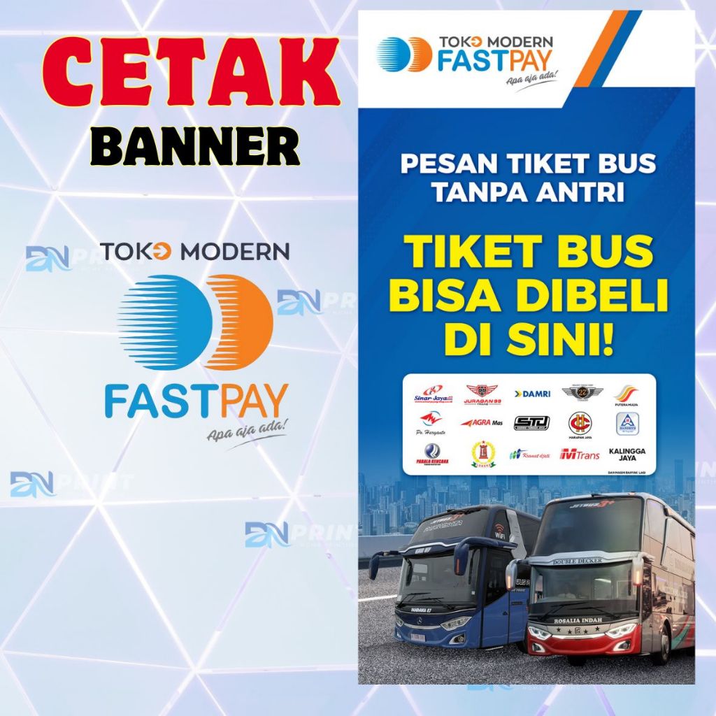 BANNER AGEN FASTPAY BUS TRAVEL
