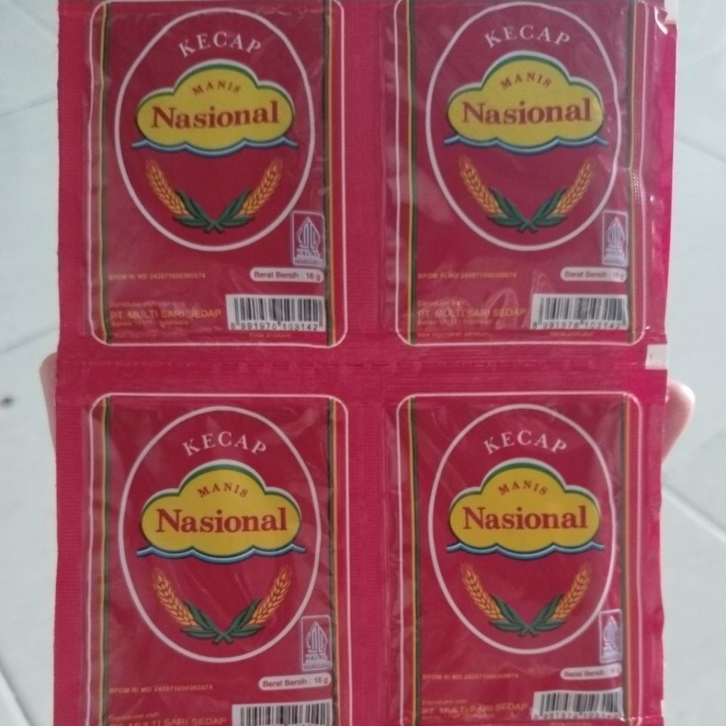 

Kecap manis Nasional sachet 16g