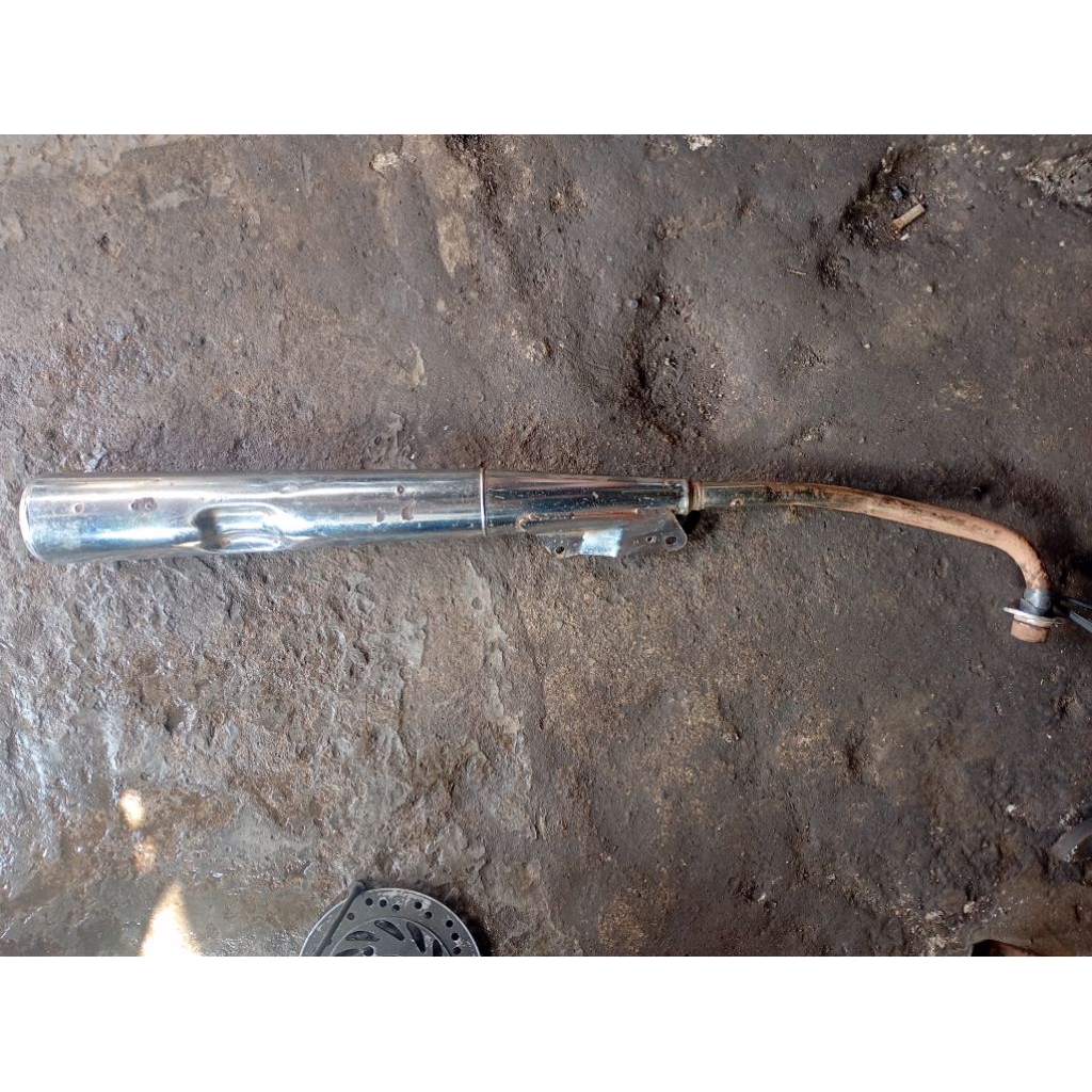 knalpot supra x 100 (lama) supra fit lama standar original copotan