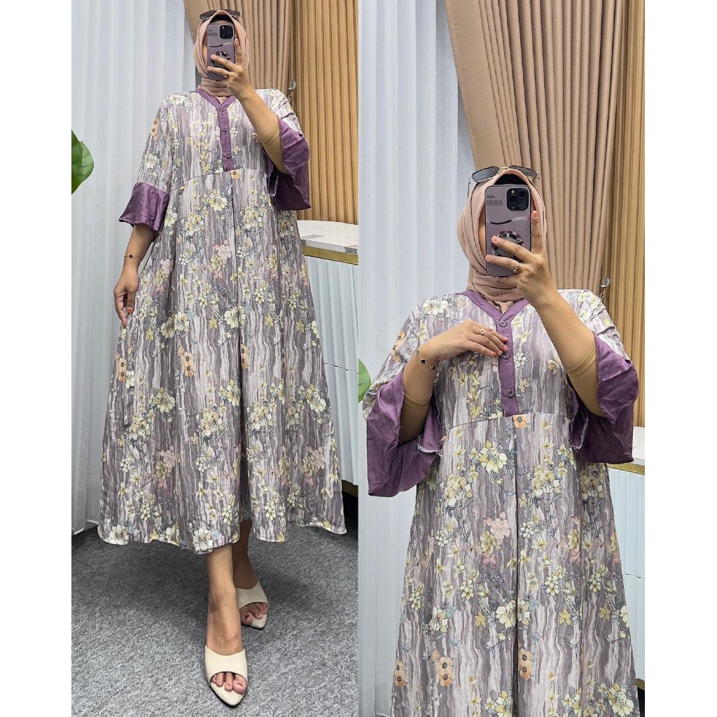 GAMIS JAMILAH/DRESS REMPEL/GAMIS RAYON PREMIUM/DASTER JUMBO/MIDIDRESS JUMBO/HOMEDRESS RAYON