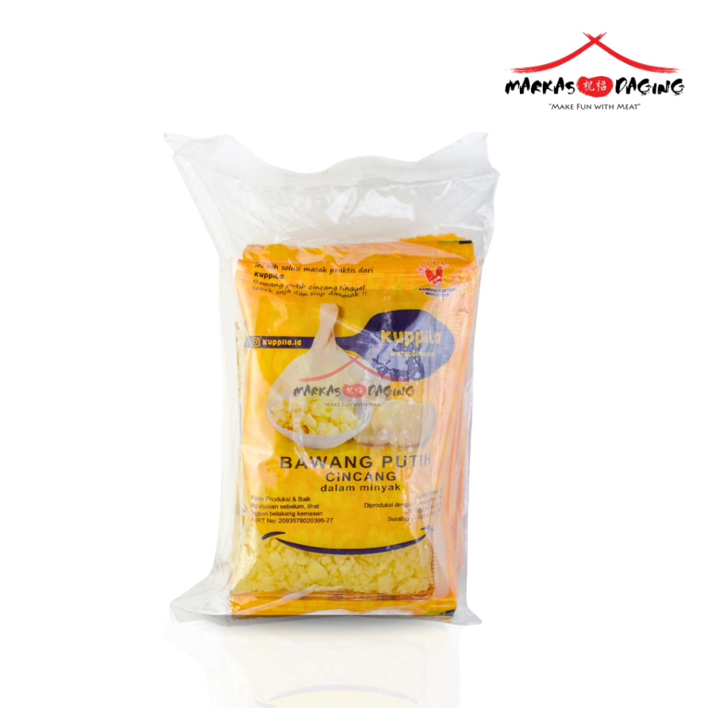 

kuppila SACHET Bawang Putih Cincang 20gr 5pcs - Markasdaging