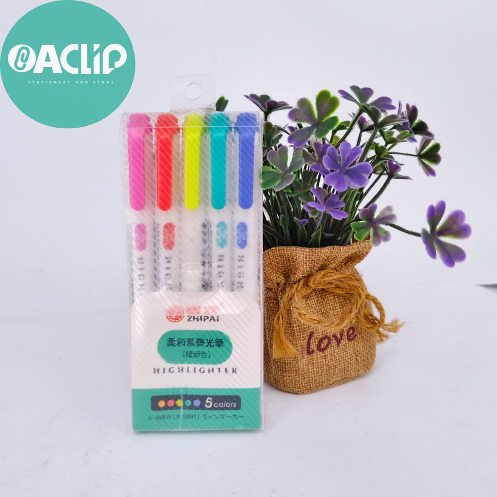 

HIGHLIGHTER PEN 618E I HIGHLIGHTER DAN STABILO 1 SET (5PCS)