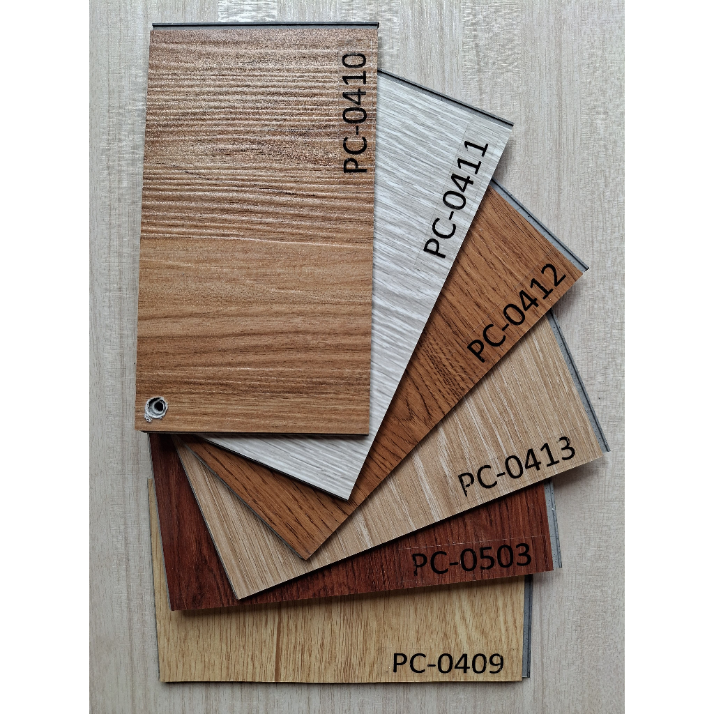 SPC LANTAI Merk Rona Wood Flooring 4mm & 5mm