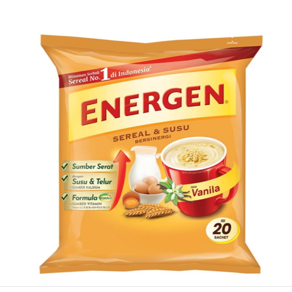 

ENERGEN Minuman Sereal Vanila 20 pcs