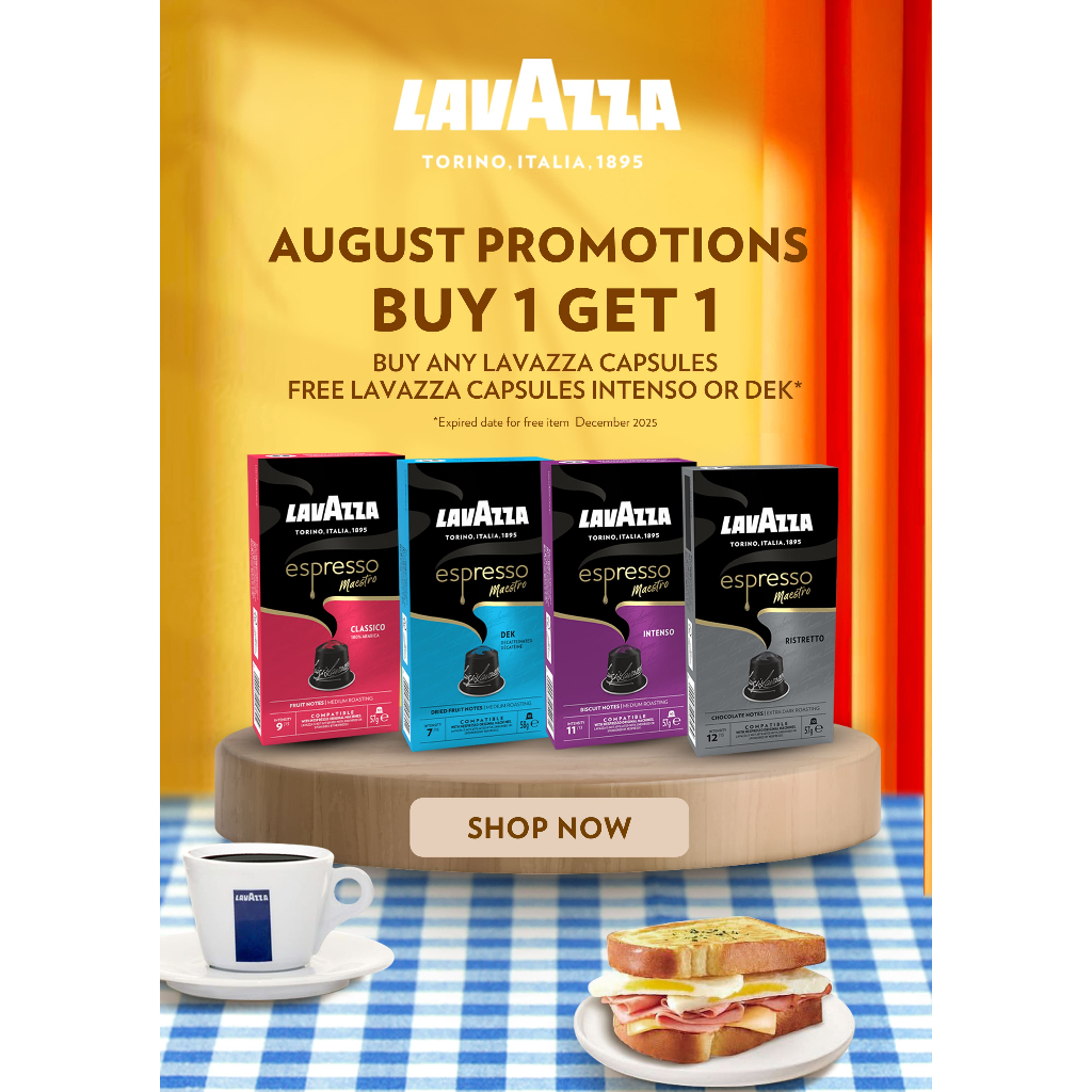 

LAVAZZA COFFEE CAPSULE DECAFFEINATO