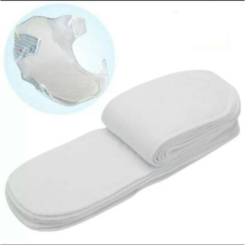 1 pcs insert CLODI 4 Layer alas popok 4 lapis Microfiber kain penyerap pipis bayi
