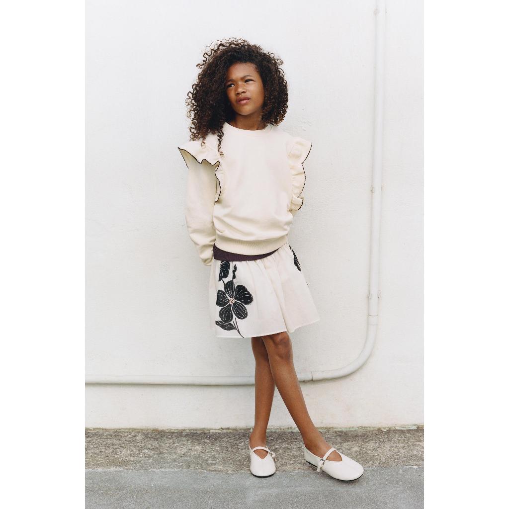 ZARA SWEATSHIRT RIMPEL SETIK BALIK