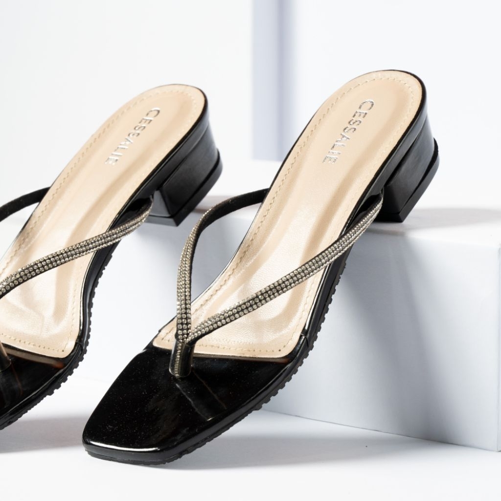 Cessalie sandal heels wanita joli hak tahu 3cm sandal heels wanita sandal heels sandal hak tahu 3cm 