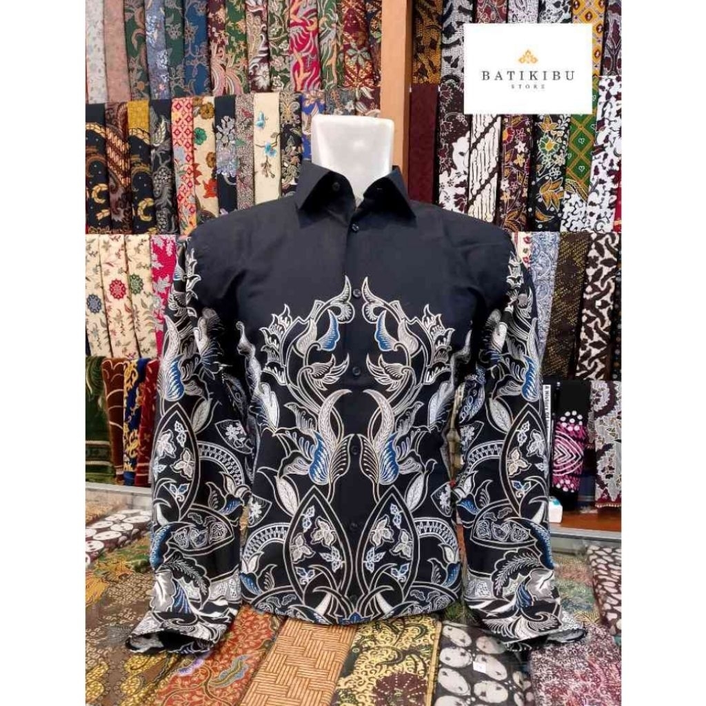 TERBARU Kemeja Batik Pria Dewasa Alisan Slim Fit Mix