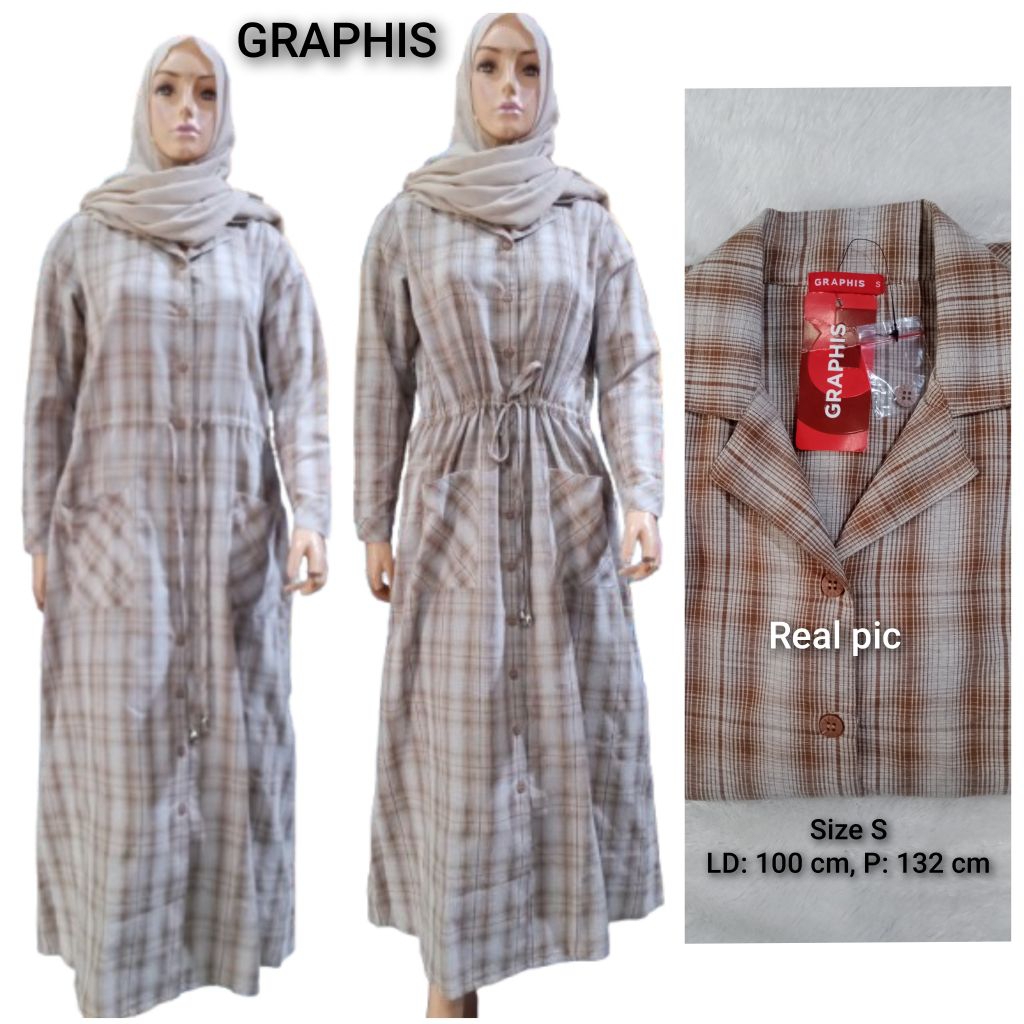 Dress / Gamis Graphis Size S Original