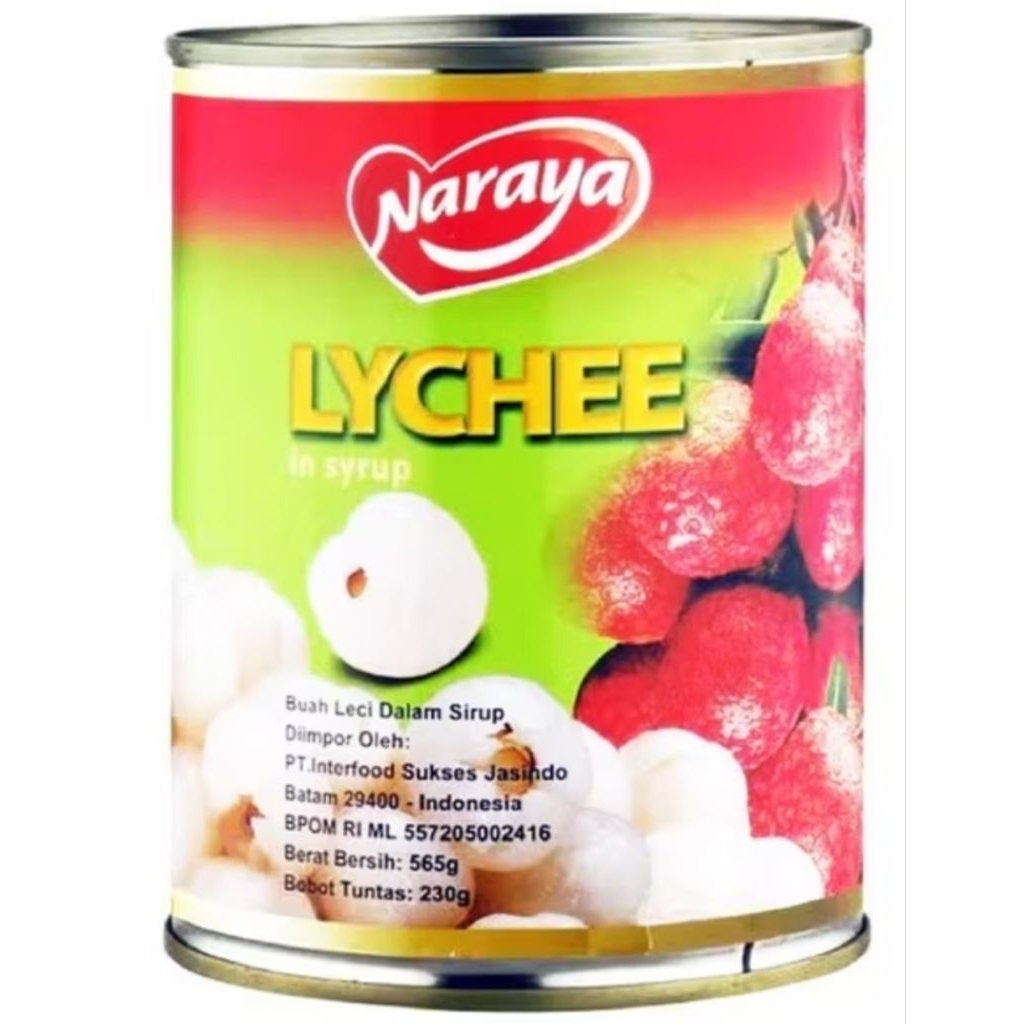 

NARAYA LECI DAN LONGAN IN SYRUP 230GR