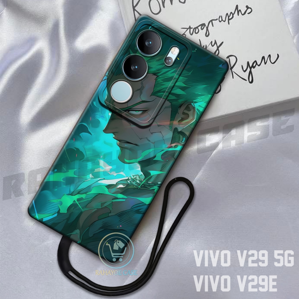 RAHAYOE CASE -  Case Vivo V29 5G - Case Vivo V29E  Free Tali Hp - Fashion Case Softcase Macaron Prot