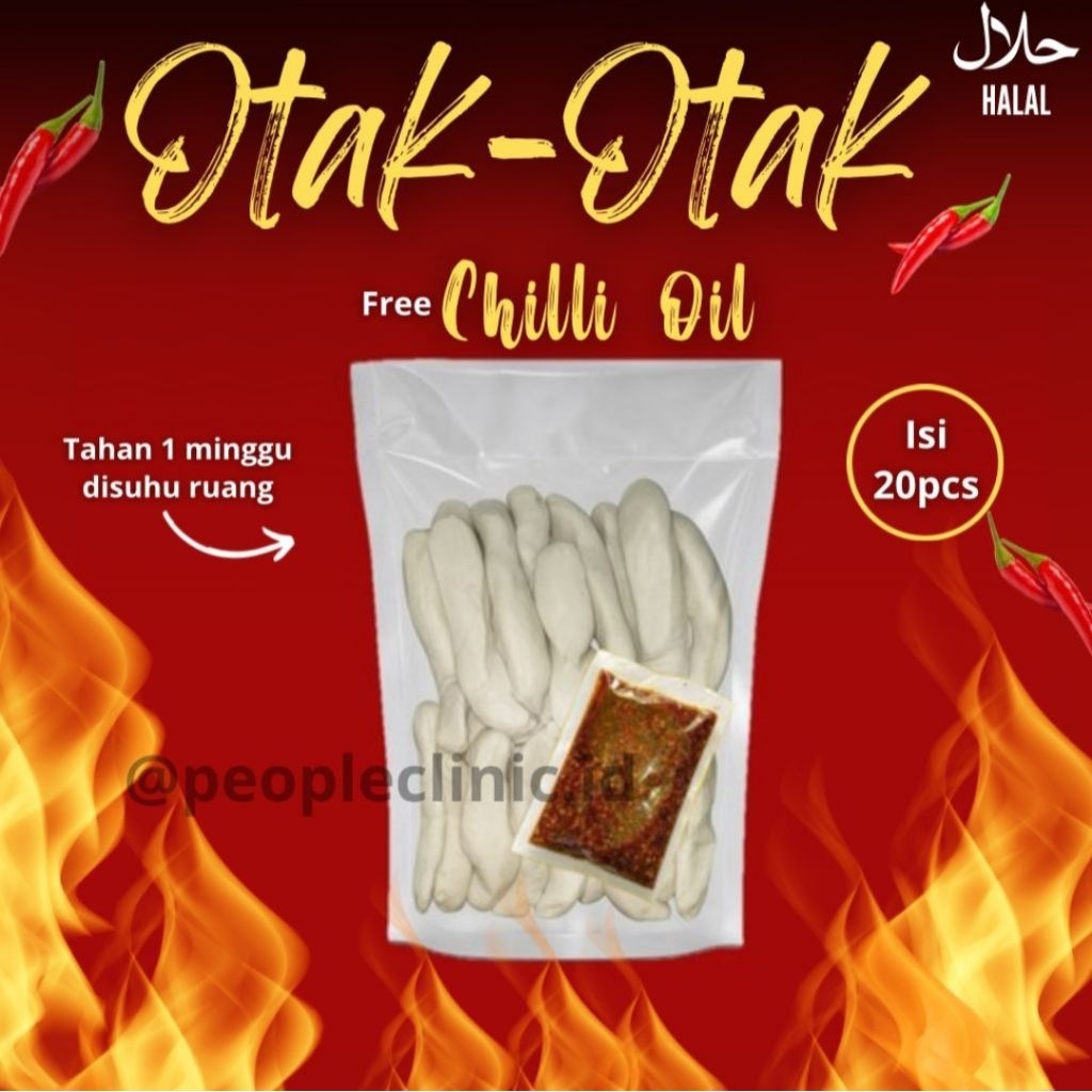 

OTAK-OTAK CHILLI OIL ISI 20 PCS BEST SELLER TERENAK FROZEN FOOD