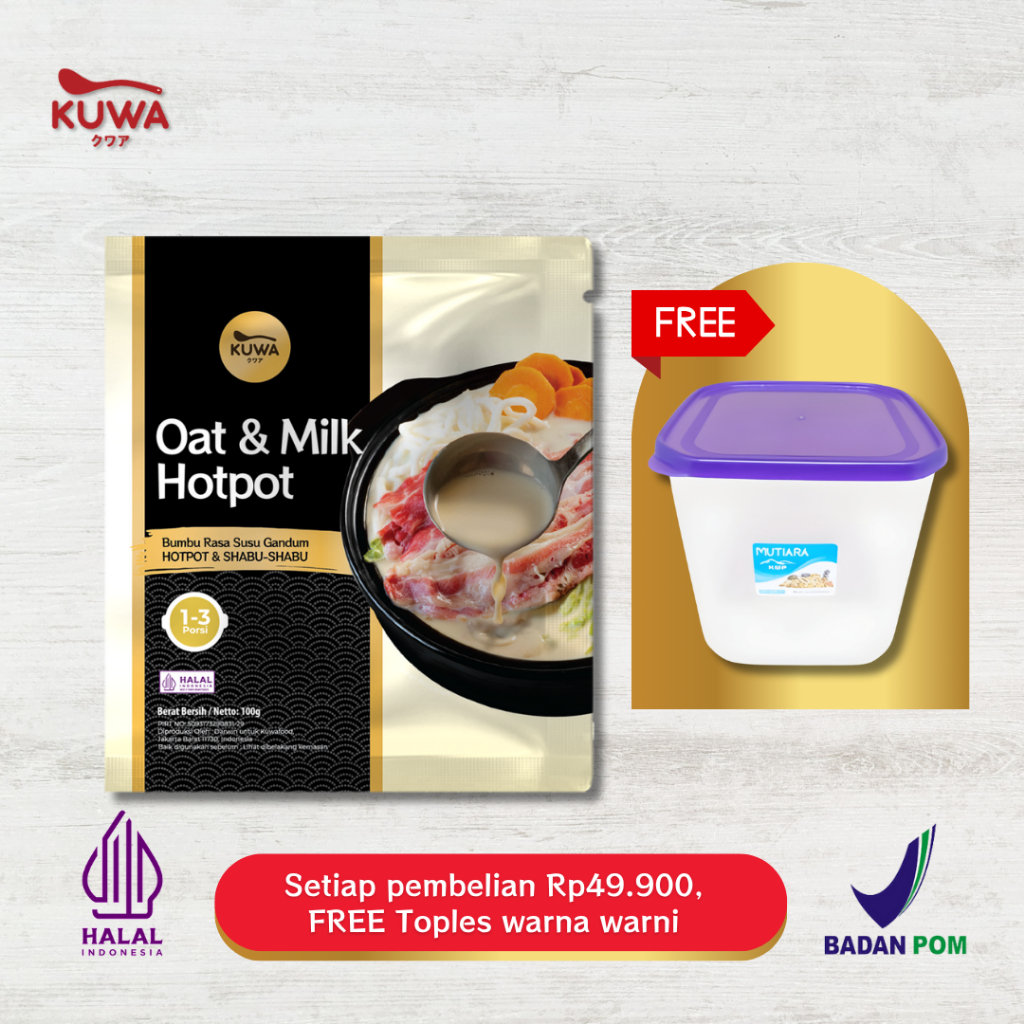 

KUWA Oats Hotpot - Kaldu Sup Susu Oat