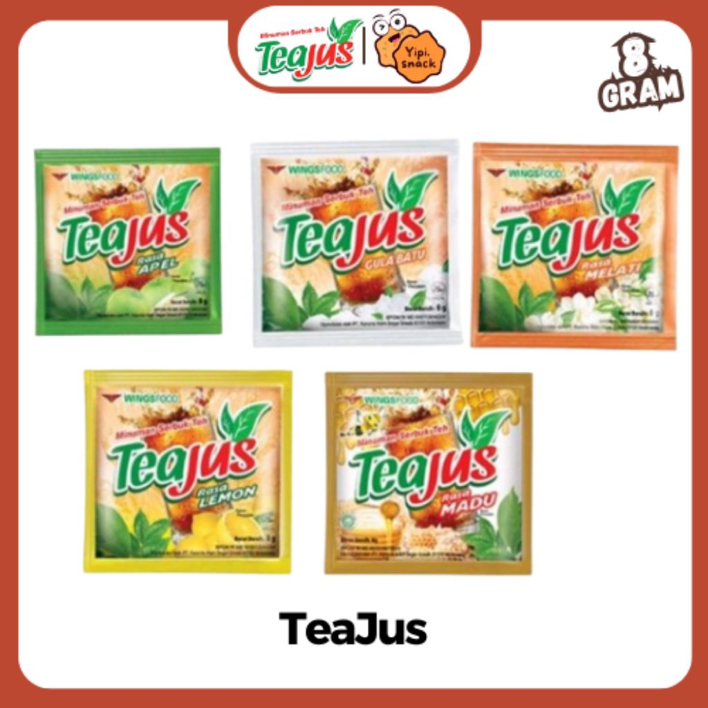 

Tea Jus All Varian Rasa Teh Instan 1 sachet 8g