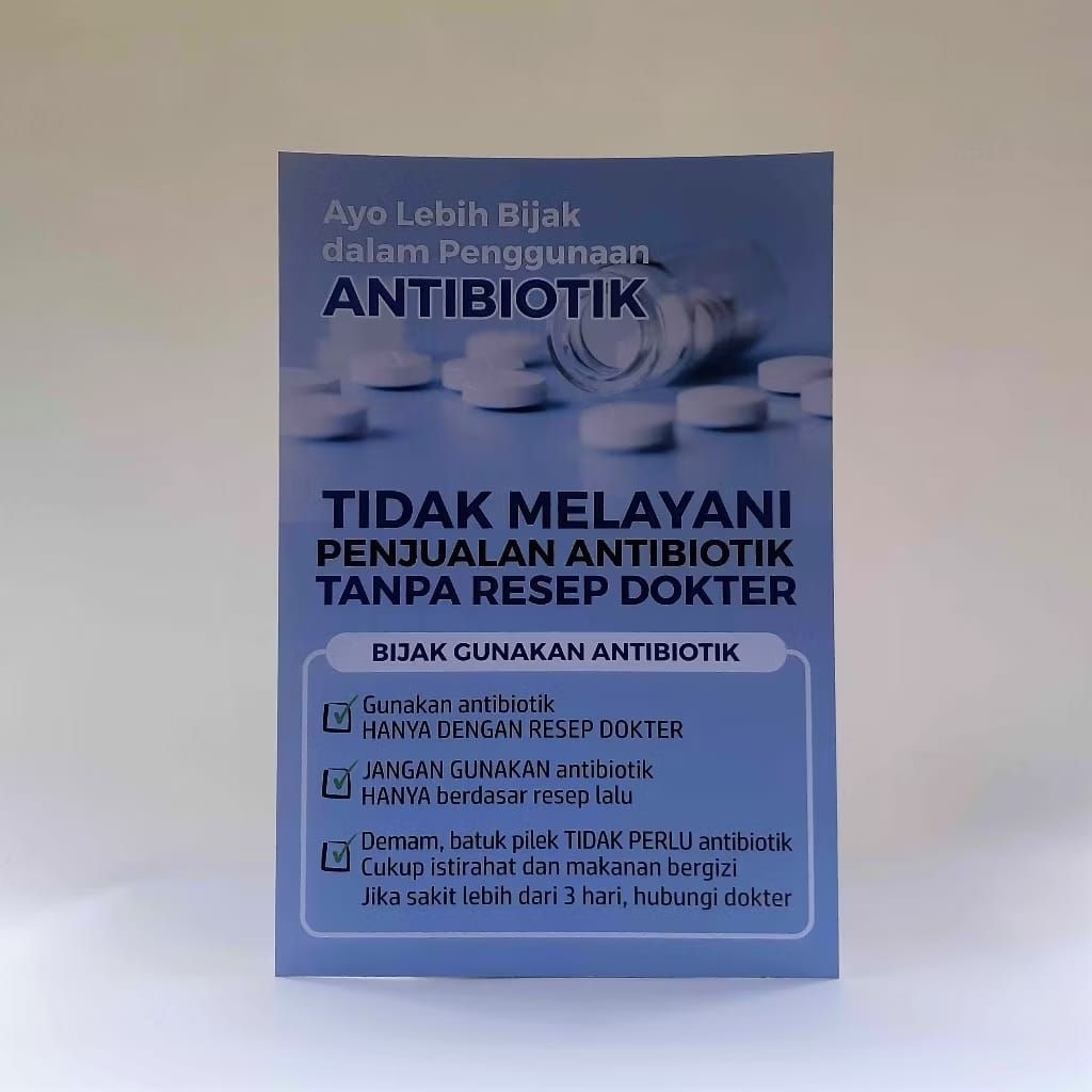 

Poster Bijak Gunakan AB - 2, Poster Edukasi Bijak Menggunakan Obat, Poster Farmasi Apotek