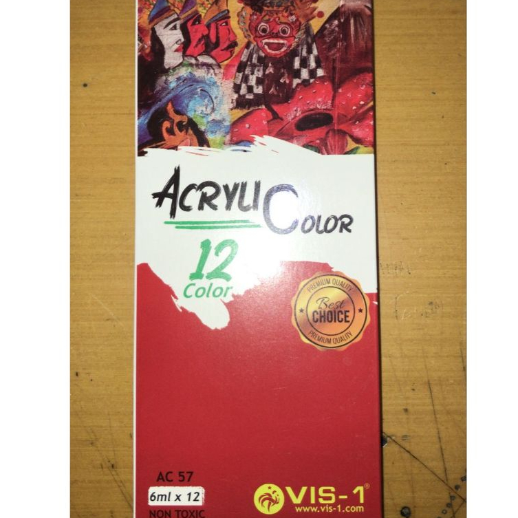 

ACRILIC COLOR 12 PCS VIS-1