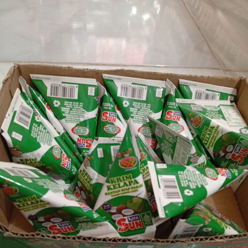 

Sunkara krim kelapa santan siap pakai 65ml