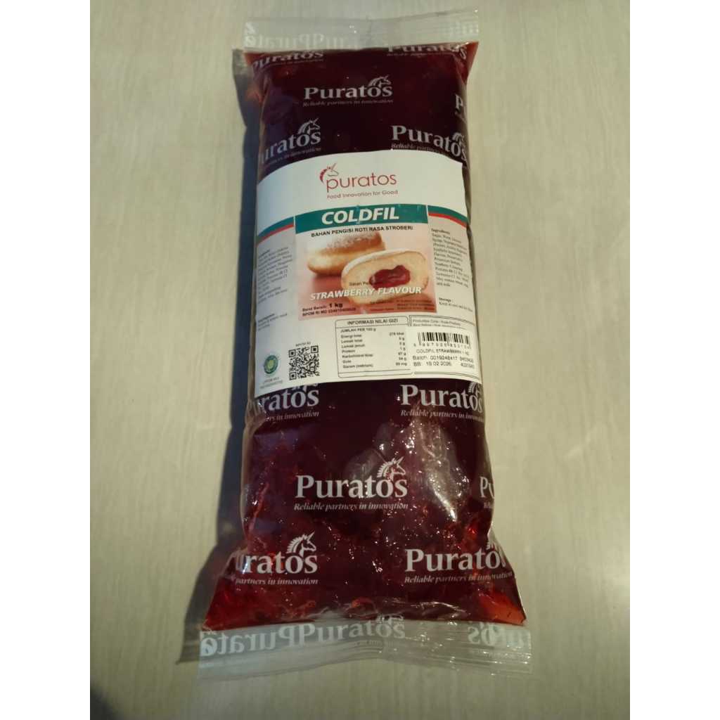 

Puratos Coldfill Strawberry - Cream Filling Stroberi Premium