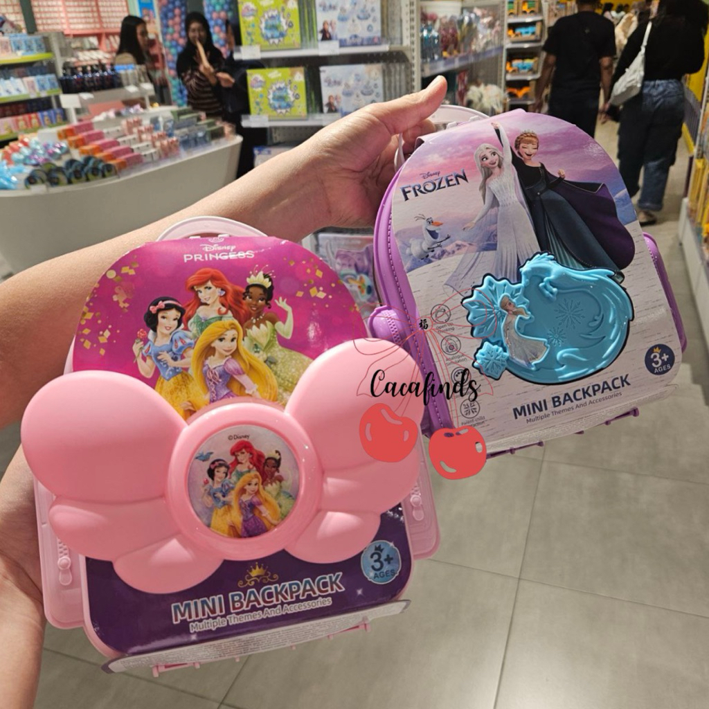 OHSOME x Disney‼️Mini Backpack Play House Kitchen Toy Girl Makeup Box Simulation Children Gift Disne