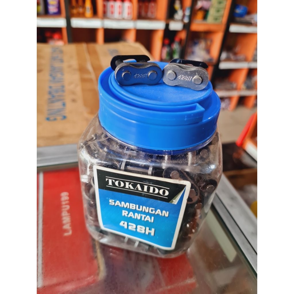 SAMBUNGAN RANTAI MOTOR UNIVERSAL 428H TOKAIDO