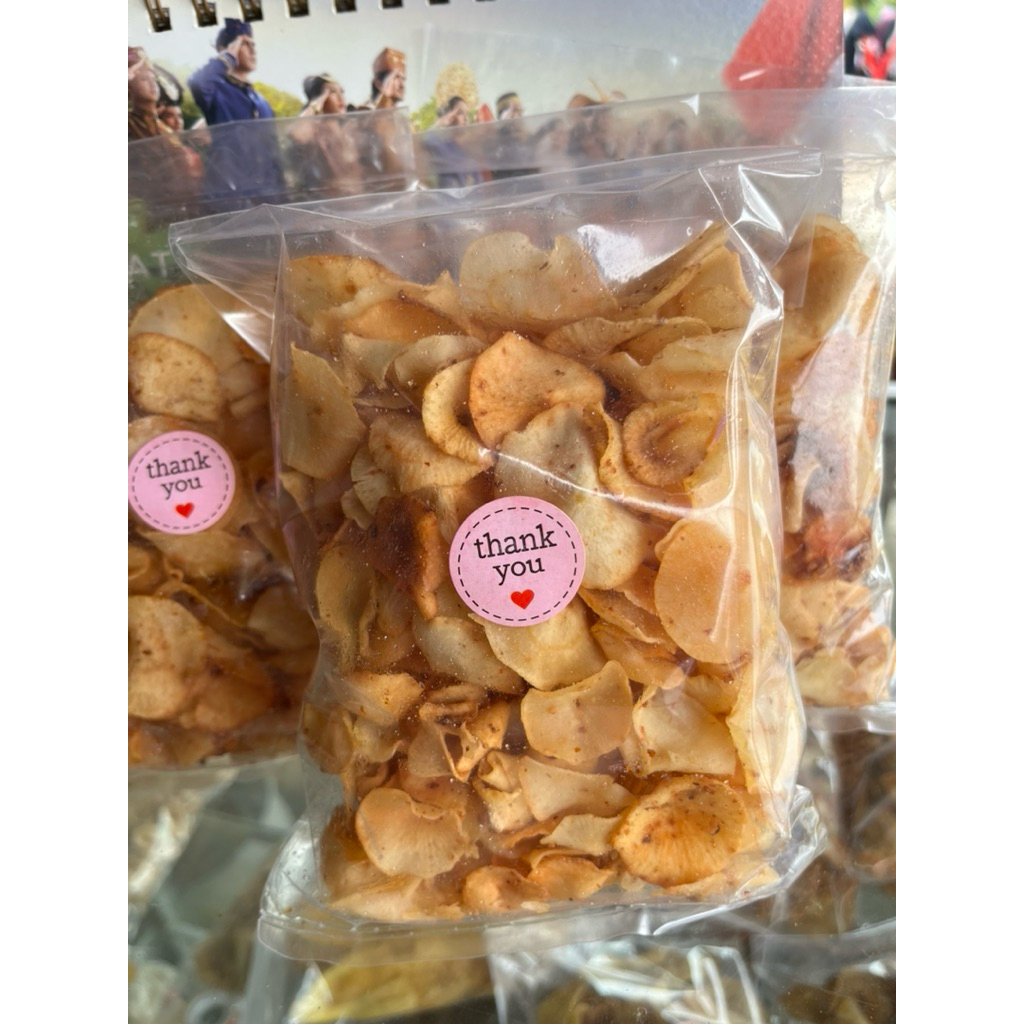 

Keripik Singkong Balado Renyah Manis Gurih Kriuk 250gr