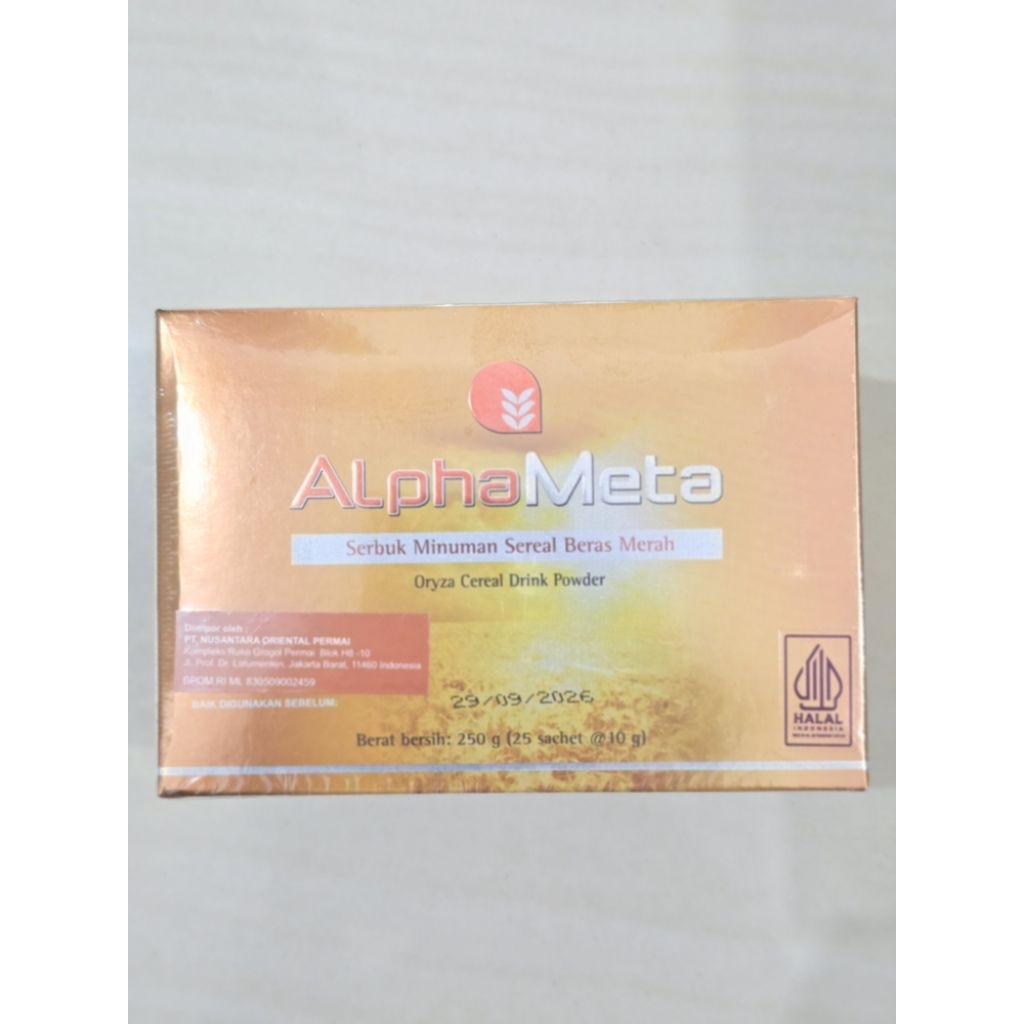 

ALPHAMETA minuman sereal BERAS MERAH 250g (25 sachet × 10g)