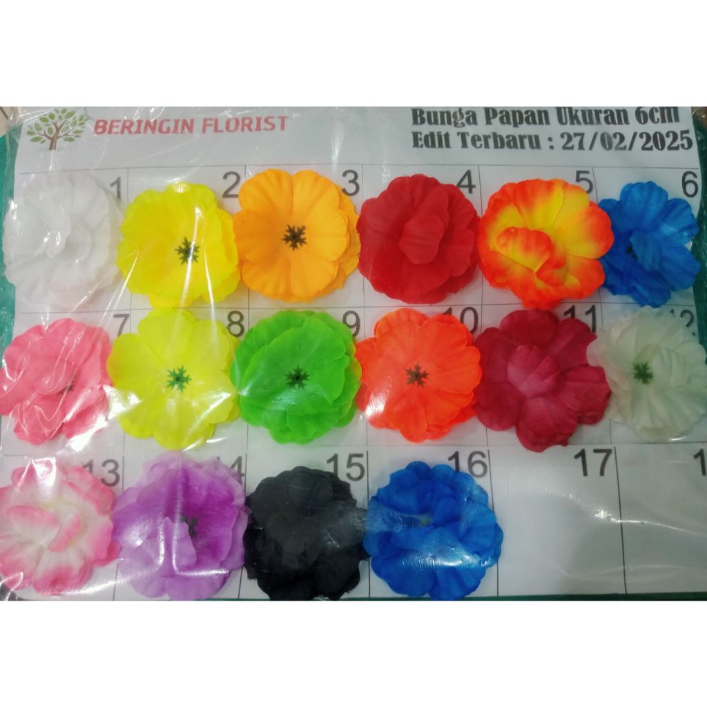 Bunga Suyok Ukuran 6cm 4lapis Besar