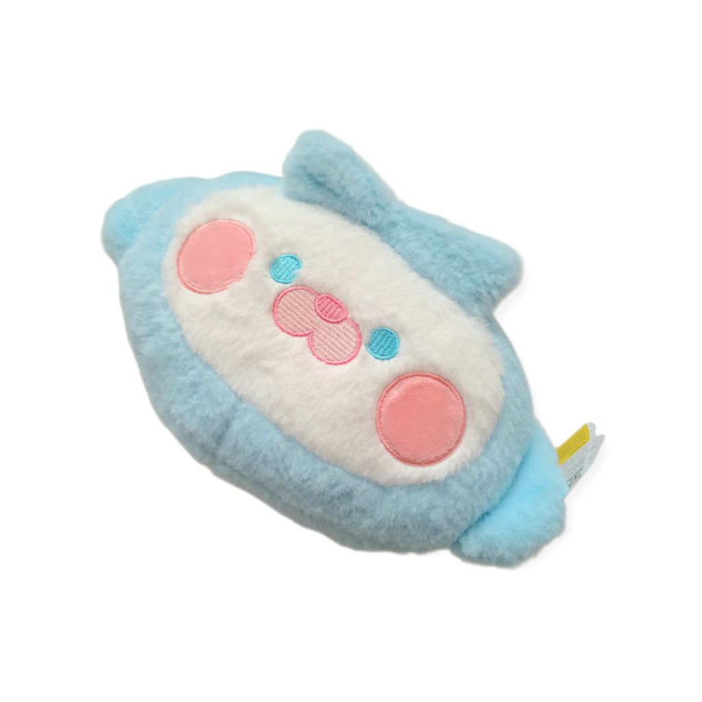 Cute Fluffy Doll Blue Seal Boneka Bulu Halus Lembut Anjing Laut Biru