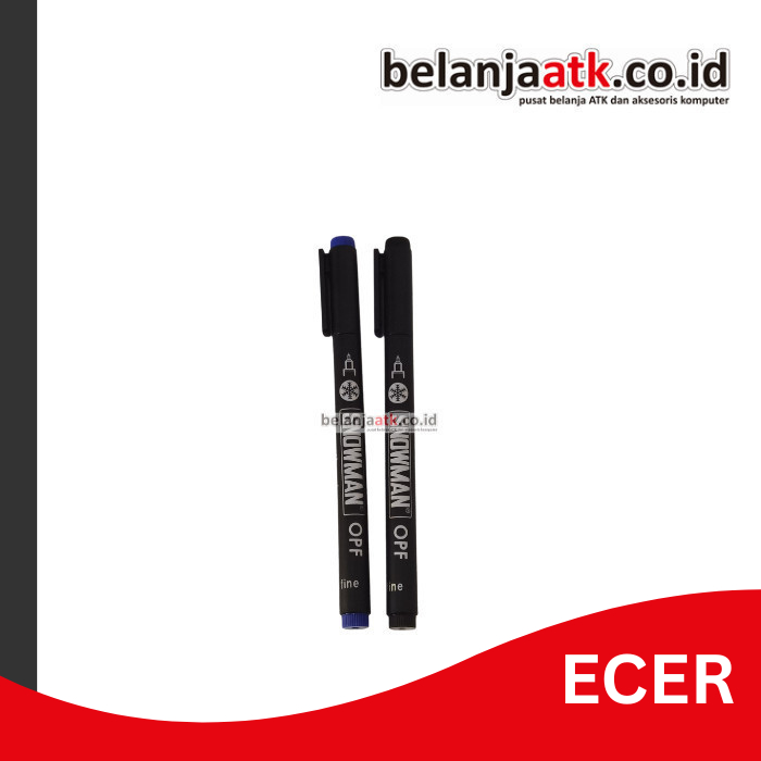 

[ECER] Spidol OHP F Snowman Permanen