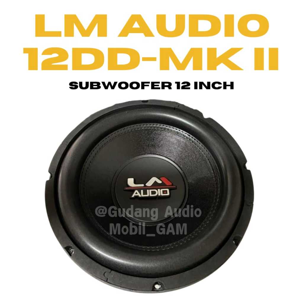 SUBWOOFER LM AUDIO LM 12DD MK II 12 inch / LM AUDIO LM12DD MKII / SUBWOOFER AKTIF LM AUDIO