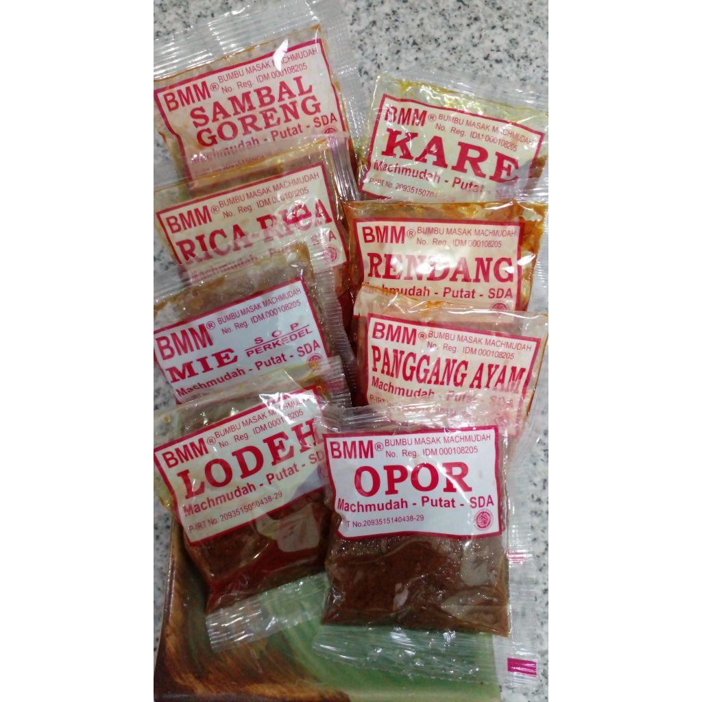 

Bumbu Masak Machmudah "BMM" Aneka masakan jawa