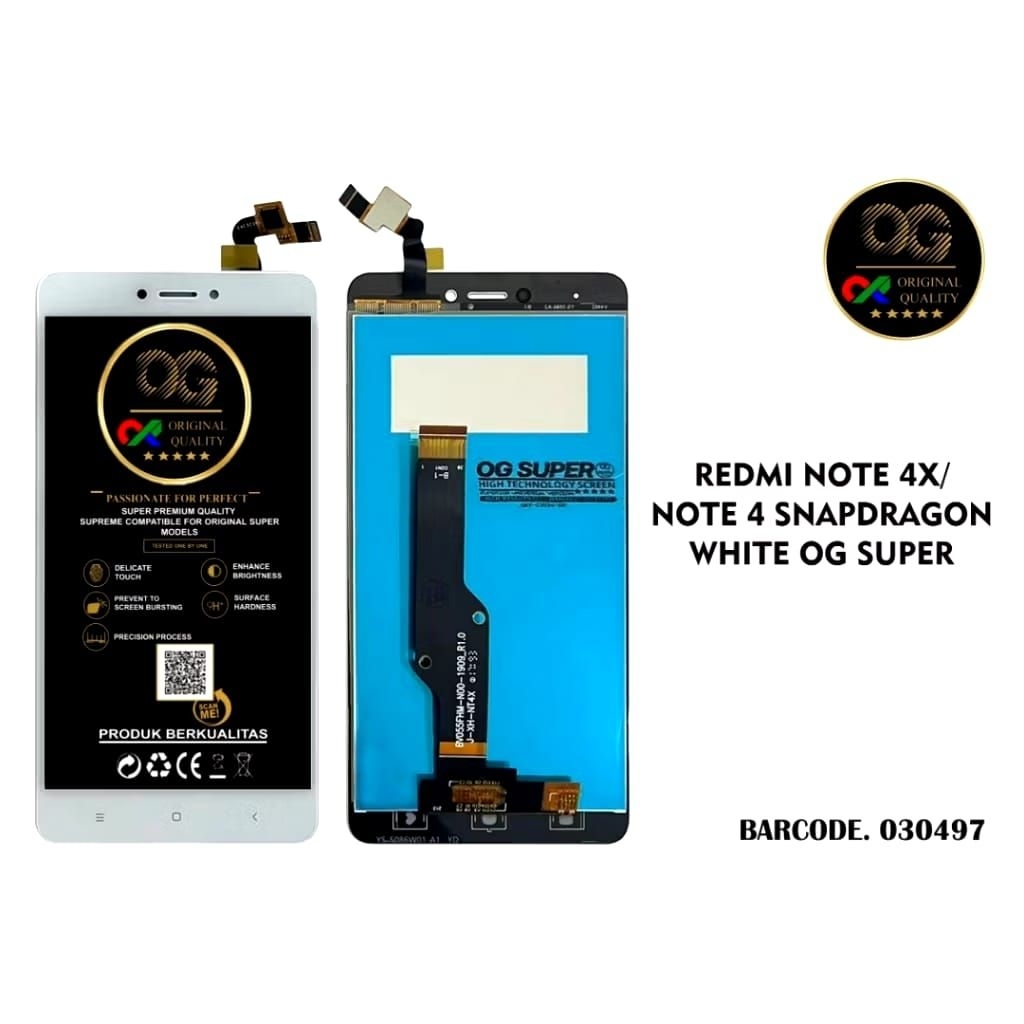 LCD TOUCHSCREEN XIOMI REDMI NOT 4X/NOT 4 SNAPDRAGON OG SUPER