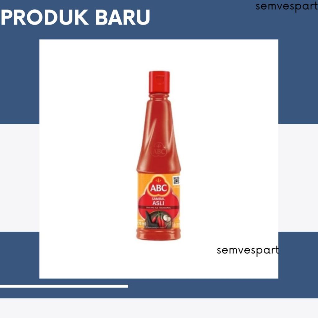 

SAMBAL ABC SAMBAL ASLI 270ml / Sambal ABC 275ml