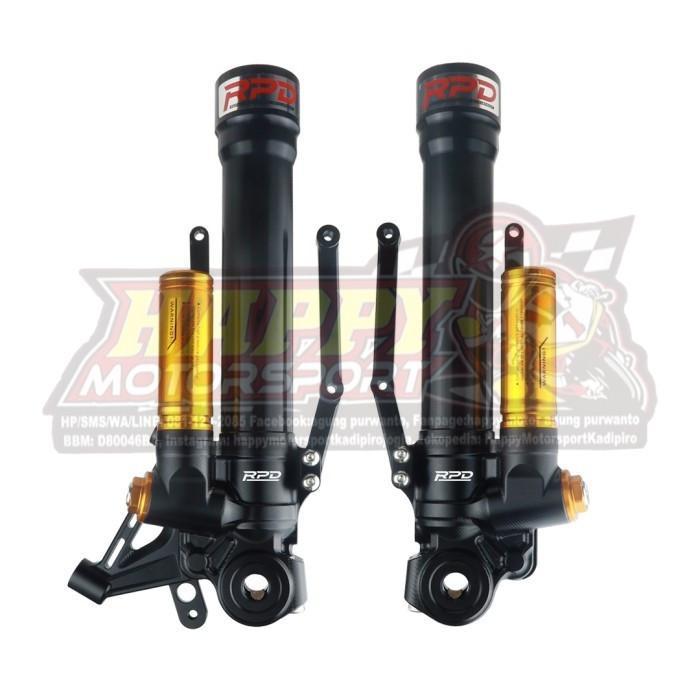 RPD Bottom Shock Radial Yamaha XMAX Yellow