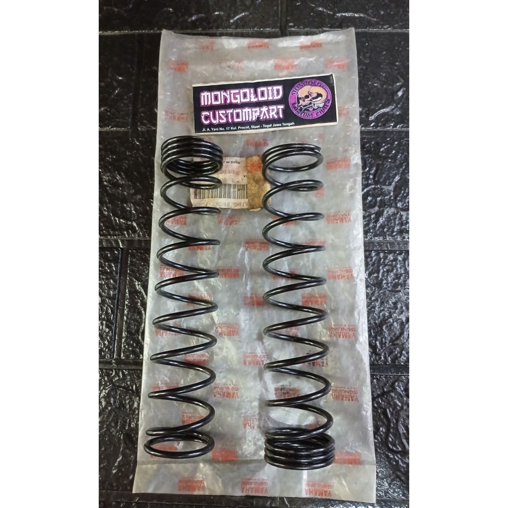 ORIGINAL per pir sok depan spring per shock depan luar per shockbreaker depan YAMAHA L2G l2g