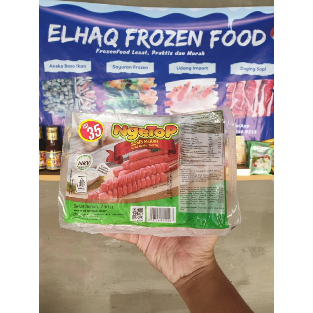 

Ngetop Sosis Merah 750 gram