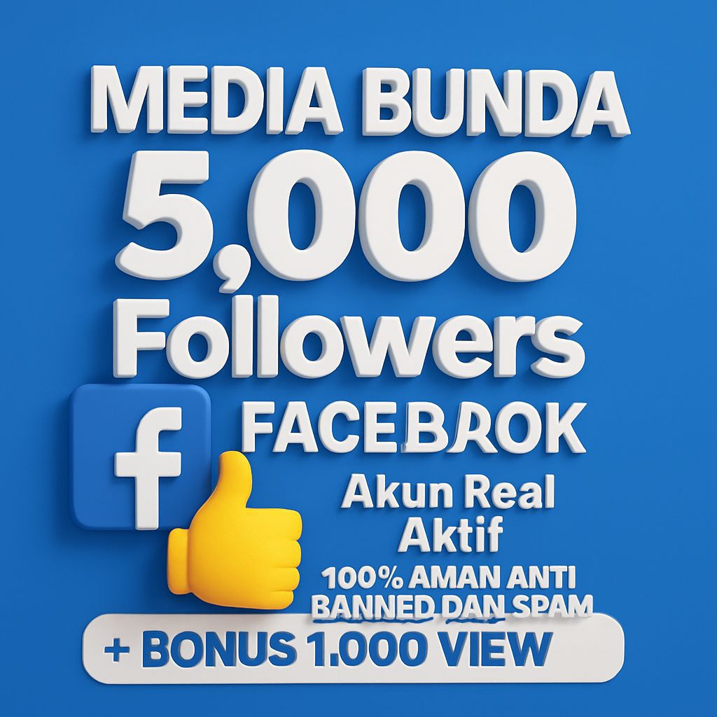 FOLLOWERS FACEBOOK PROFIL/HALAMAN PERMANEN REAL AKUN AKTIF