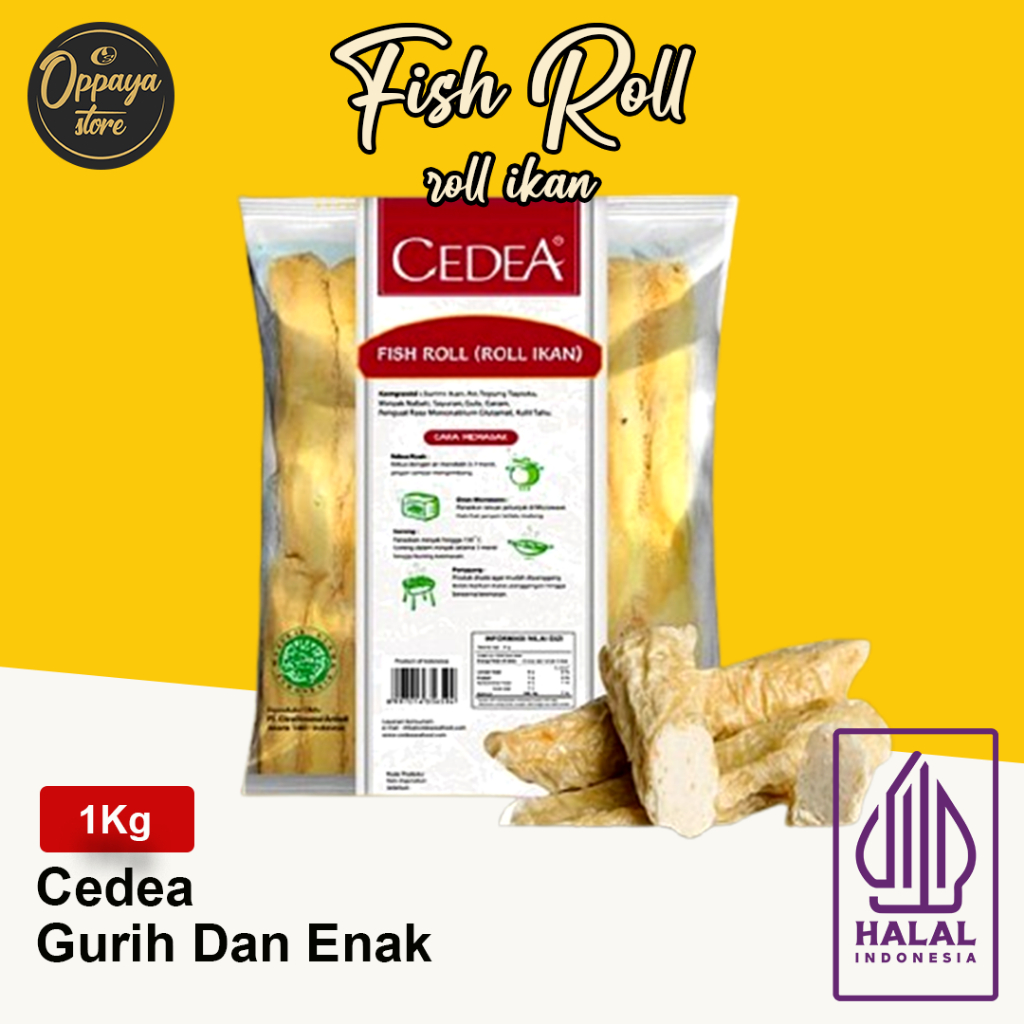 

Fish Roll Cedea 1Kg Isi 40 Pcs