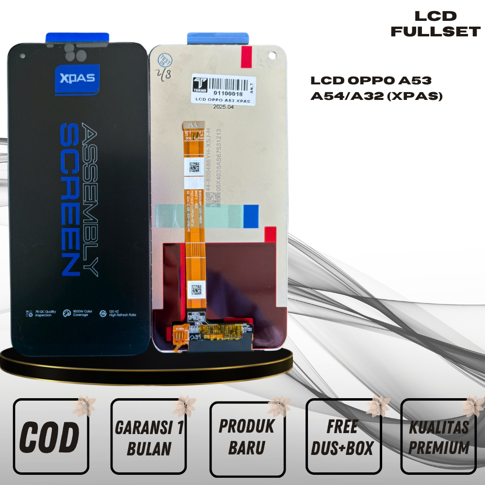 LCD OPPO A53/A54/A32 (XPAS)ORIGINAL 100% FULLSET+TAUCHSCREEN
