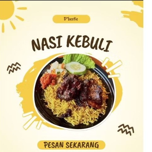 

nasi kebuli loyang untuk 5-6 porsi