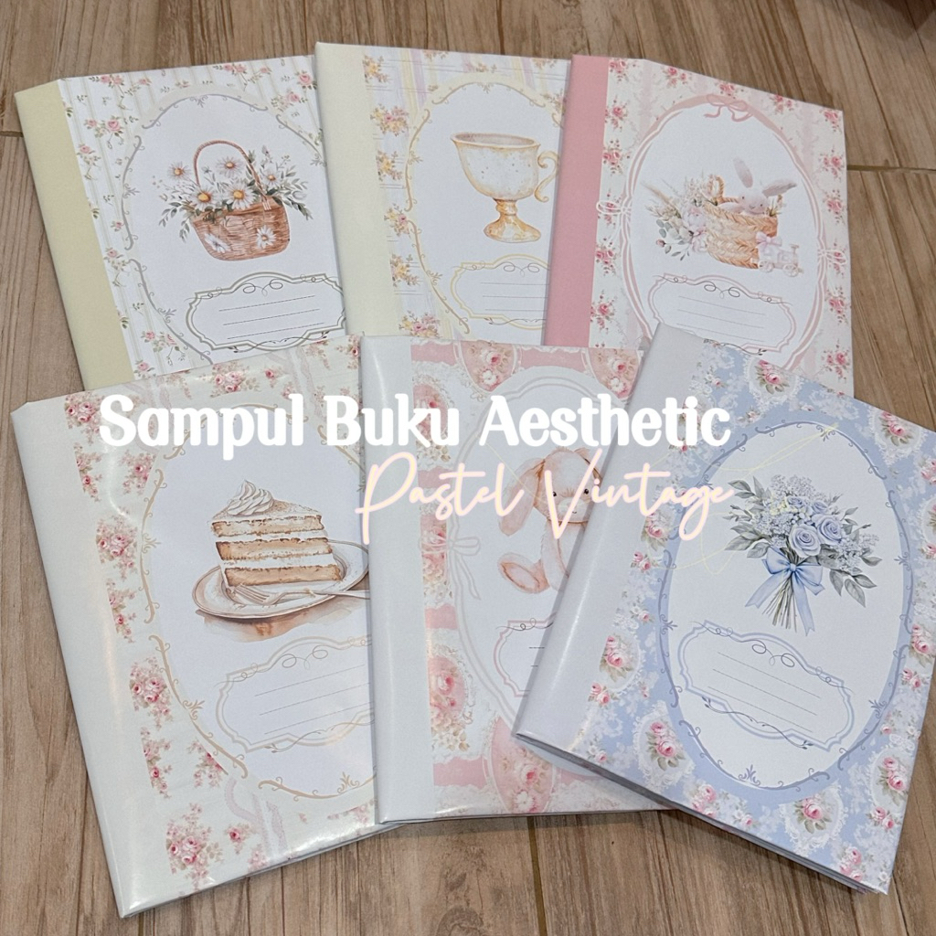 

SAMPUL BUKU PASTEL VINTAGE SHABBY CHIC AESTHETIC LUCU BUKU SIDU BIGBOSS