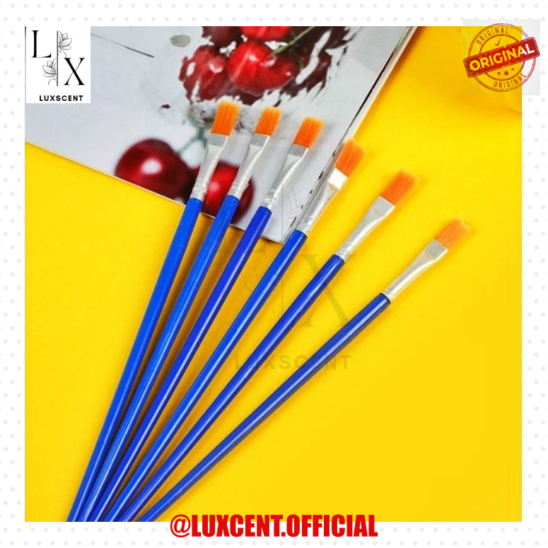 

Satuan Kuas Lukis Nylon Round / Flat Paint By Number Kuas Styrofoam Kuas Gypsum Kuas Import Grosir Termurah Koas Lukis